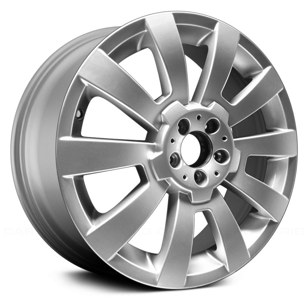19" x 7.5" Alloy Remanufactured Wheel with 5 x 112 Bolt Pattern for Mercedes GLK Class 2010-2012 - Silver
