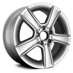 17" x 7.5" Alloy Remanufactured Wheel with 5 x 112 Bolt Pattern for Mercedes C Class 2010-2011 - Silver