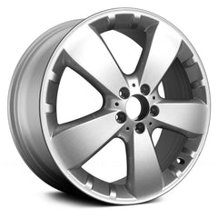 19" x 8" Alloy Remanufactured Wheel with 5 x 112 Bolt Pattern for Mercedes M Class 2010-2012 - Silver