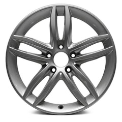 17" x 7.5" Alloy Remanufactured Wheel with 5 x 112 Bolt Pattern for Mercedes C Class 2012-2014 - Silver