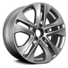 17" x 7.5" Alloy Remanufactured Wheel with 5 x 112 Bolt Pattern for Mercedes C Class 2012-2014 - Silver