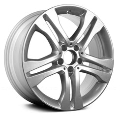 18" x 7" Alloy Remanufactured Wheel with 5 x 112 Bolt Pattern for Mercedes GLA Class 2015-2017 - 
Silver