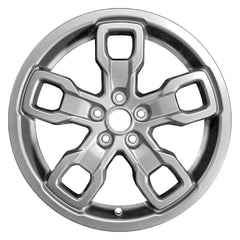 17" x 7" Alloy Remanufactured Wheel with 5 x 108 Bolt Pattern for Ford Bronco Sport 2021-2022 - Medium Charcoal