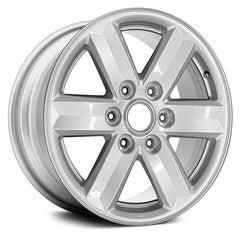 17" x 7.5" Alloy Remanufactured Wheel with 6 x 135 Bolt Pattern for Ford F-150 2021 - Sparkle Silver