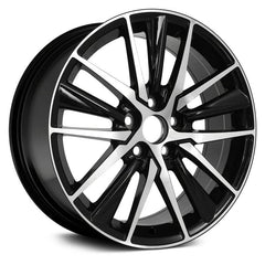 18" x 8" Alloy Remanufactured Wheel with 
5 x 114.3 Bolt Pattern for Toyota Camry 2021 - Black