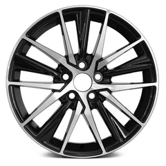 18" x 8" Alloy Remanufactured Wheel with 
5 x 114.3 Bolt Pattern for Toyota Camry 2021 - Black