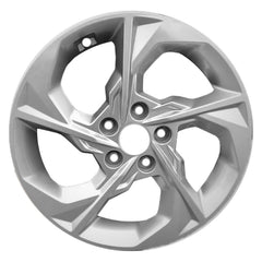 17" x 7" Alloy Remanufactured Wheel with 5 x 114.3 Bolt Pattern for Hyundai Tucson 2022 - Sparkle Silver