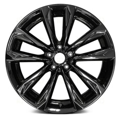REAR ALUMINUM WHEEL -  19 x 9.5 -  60MM OFFSET -  10 SPOKE -  5 STUD/LUG