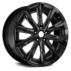 19" x 8" Alloy Remanufactured Wheel with 5 x 115 Bolt Pattern for Cadillac CT4 2020 - Black