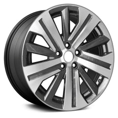 18" x 7" Alloy Remanufactured Wheel with 5 x 114.3 Bolt Pattern for Mitsubishi Outlander 2020 - 
Machined and Dark Charcoal