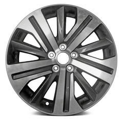 18" x 7" Alloy Remanufactured Wheel with 5 x 114.3 Bolt Pattern for Mitsubishi Outlander 2020 - 
Machined and Dark Charcoal