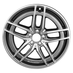 FRONT ALUMINUM WHEEL -  19 x 8 -  20MM OFFSET -  5 DOUBLE SPOKE -  5 STUD/LUG