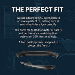 IMPALA 06-13/IMPALA LIMITED 14-16 FRONT LOWER VALANCE, Air Deflector, Textured, (Police Model 08-16)