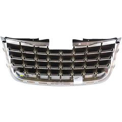 TOWN AND COUNTRY 08-10 GRILLE, Plastic, Chrome Shell/Painted Black Insert