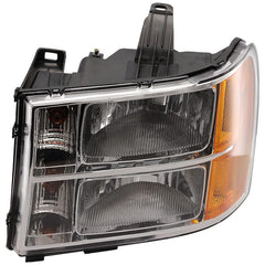 SIERRA 07-14 HEAD LAMP LH, Assembly, Halogen, New Body Style