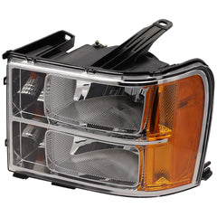 SIERRA 07-14 HEAD LAMP LH, Assembly, Halogen, New Body Style