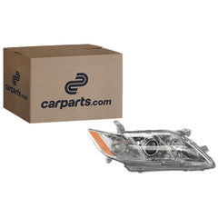 CAMRY 07-09 HEAD LAMP RH, Lens and Housing, Halogen, Base/CE/LE/XLE Models, USA Built Vehicle