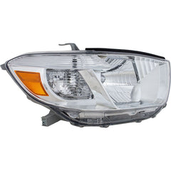 HIGHLANDER 08-10 HEAD LAMP RH, Lens and Housing, Chrome Interior, Base/Limited/SE Models, Japan Built Vehicle