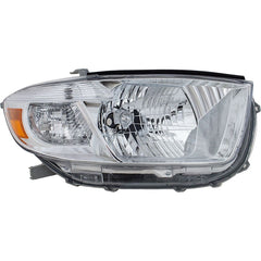 HIGHLANDER 08-10 HEAD LAMP RH, Lens and Housing, Chrome Interior, Base/Limited/SE Models, Japan Built Vehicle