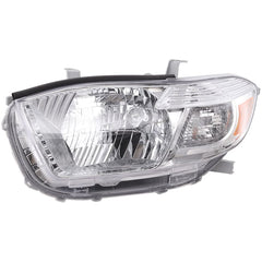 HIGHLANDER 08-10 HEAD LAMP LH, Lens and Housing, Chrome Interior, Base/Limited/SE Models, Japan Built Vehicle