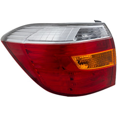 HIGHLANDER 08-10 TAIL LAMP LH, Lens and Housing, Amber/Clear/Red Lens, Base/Limited/SE Models, Japan Built Vehicle