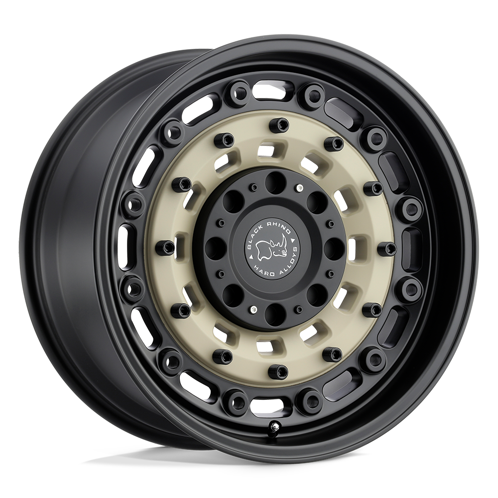 17X8 SAND ON BLACK 38MM Black Rhino Wheel