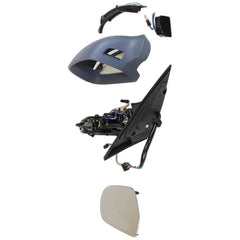 KOOL VUE MIRRORSA5 QUATTRO/S5 08-11 MIRROR LH, Power, Power Folding, Heated, Paintable, w/ Memory and Signal Light, No Auto-dimming and BSD, Coupe
