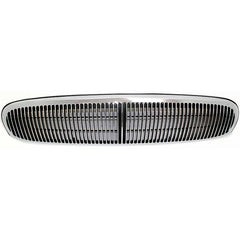 PARK AVENUE 97-04 GRILLE, Plastic, Chrome Shell/Painted Black Insert, Base Model