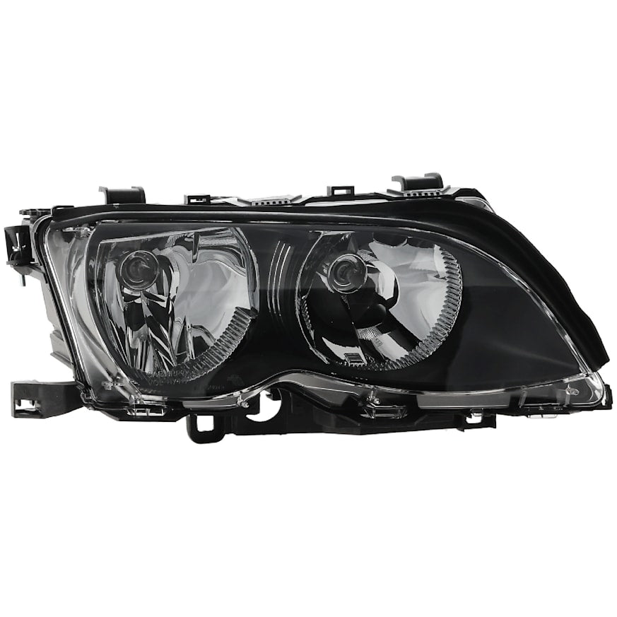 3-SERIES 02-05 HEAD LAMP RH, Assembly, Halogen, Black Interior, Sedan/Wagon