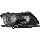 3-SERIES 02-05 HEAD LAMP RH, Assembly, Halogen, Black Interior, Sedan/Wagon