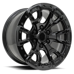 17x9 Aluminum Wheel with 6x135 Bolt Pattern - Gloss Black