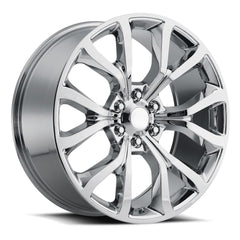 22x9.5 Aluminum Wheel with 6x135 Bolt Pattern - Chrome