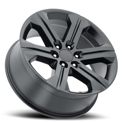 22x9 Aluminum Wheel with 6x5.5 Bolt Pattern - Satin Black