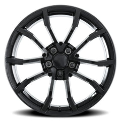 19x10 Aluminum Wheel with 5x4.75 Bolt Pattern - Gloss Black