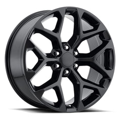 20x9 Aluminum Wheel with 6x5.5 Bolt Pattern - Gloss Black