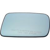3-SERIES 99-06/7-SERIES 02-08 MIRROR GLASS RH, Heated, w/ Backing Plate, Convertible/Coupe