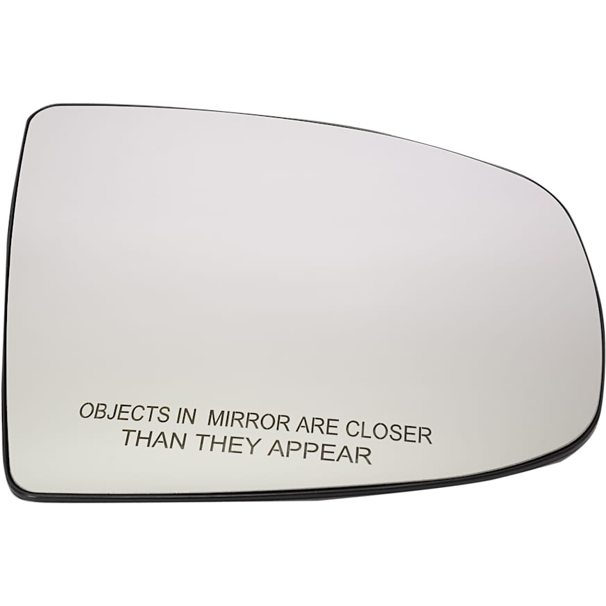 X5 07-13/X6 08-14 MIRROR GLASS RH, Non-Heated, w/ Backing Plate, Non-Electrochromic