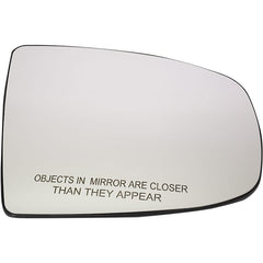 X5 07-13/X6 08-14 MIRROR GLASS RH, Non-Heated, w/ Backing Plate, Non-Electrochromic