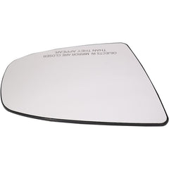 X5 07-13/X6 08-14 MIRROR GLASS RH, Non-Heated, w/ Backing Plate, Non-Electrochromic