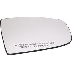 X5 07-13/X6 08-14 MIRROR GLASS RH, Non-Heated, w/ Backing Plate, Non-Electrochromic