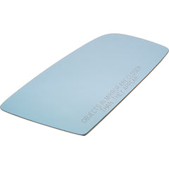 5-SERIES 04-10 MIRROR GLASS RH, Heated, w/ Backing Plate, Blue Glass, No Auto-dimming