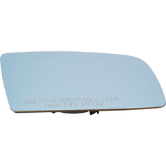5-SERIES 04-10 MIRROR GLASS RH, Heated, w/ Backing Plate, Blue Glass, No Auto-dimming