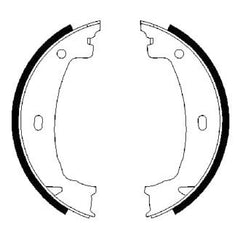 Bosch® BS846 - Blue™ Rear Parking Brake Shoes
