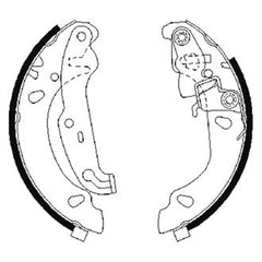 Bosch® BS859 - Blue™ Rear Parking Brake Shoes