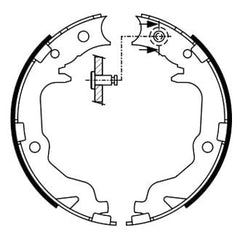 Bosch® BS986 - Blue™ Parking Brake Shoes