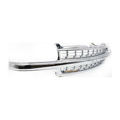 SILVERADO 99-02 GRILLE, Cross Bar Insert, Plastic, All-Chrome Shell and Insert, w/ Chrome Center Bar