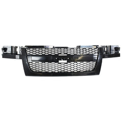 COLORADO 04-12 GRILLE, Mesh Insert, Textured Dark Gray Shell and Insert, 2-Piece Design, w/o Center Bar