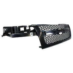 COLORADO 04-12 GRILLE, Mesh Insert, Textured Dark Gray Shell and Insert, 2-Piece Design, w/o Center Bar