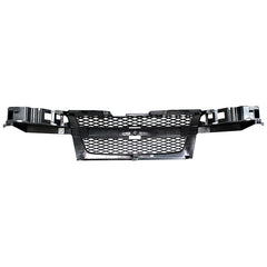 COLORADO 04-12 GRILLE, Mesh Insert, Textured Dark Gray Shell and Insert, 2-Piece Design, w/o Center Bar