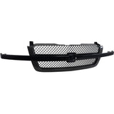 SILVERADO 1500 03-07 GRILLE, Paintable Shell w/ Gray Insert, w/ Center Bar, SS Model, (Including 2007 Classic)